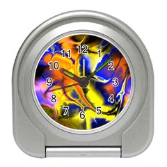 Fractal Art Pattern Cool Travel Alarm Clocks by Nexatart