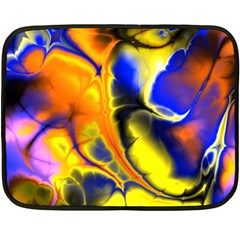 Fractal Art Pattern Cool Fleece Blanket (Mini)