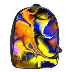 Fractal Art Pattern Cool School Bags(large)  by Nexatart