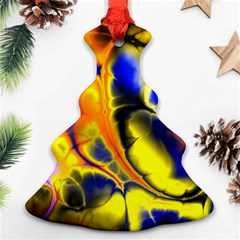 Fractal Art Pattern Cool Christmas Tree Ornament (two Sides) by Nexatart