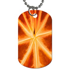 Red Leaf Macro Detail Dog Tag (two Sides) by Nexatart