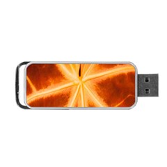 Red Leaf Macro Detail Portable Usb Flash (two Sides) by Nexatart