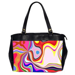 Colourful Abstract Background Design Office Handbags (2 Sides)  by Nexatart