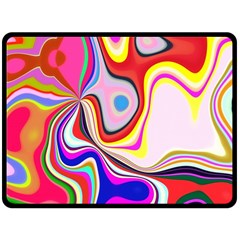 Colourful Abstract Background Design Fleece Blanket (large)  by Nexatart