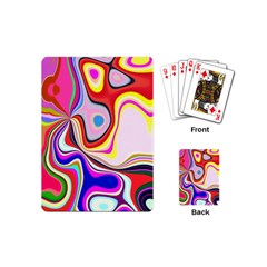 Colourful Abstract Background Design Playing Cards (mini) 