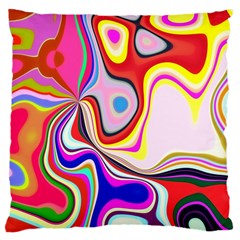 Colourful Abstract Background Design Standard Flano Cushion Case (one Side) by Nexatart