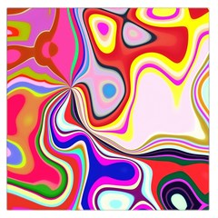 Colourful Abstract Background Design Large Satin Scarf (square) by Nexatart