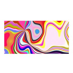 Colourful Abstract Background Design Satin Wrap by Nexatart