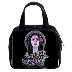 Dia De Los Muertos Classic Handbags (2 Sides) by nudefoodtees