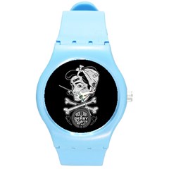 Zombie Rdg Round Plastic Sport Watch (m)