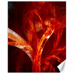 Red Abstract Pattern Texture Canvas 16  X 20   by Nexatart