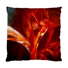 Red Abstract Pattern Texture Standard Cushion Case (two Sides) by Nexatart