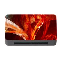 Red Abstract Pattern Texture Memory Card Reader With Cf by Nexatart