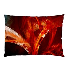 Red Abstract Pattern Texture Pillow Case (two Sides) by Nexatart