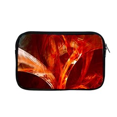 Red Abstract Pattern Texture Apple Macbook Pro 13  Zipper Case by Nexatart