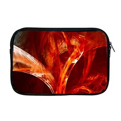 Red Abstract Pattern Texture Apple Macbook Pro 17  Zipper Case by Nexatart