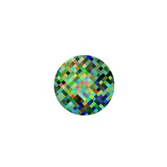 Pixel Pattern A Completely Seamless Background Design 1  Mini Magnets by Nexatart