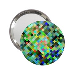 Pixel Pattern A Completely Seamless Background Design 2 25  Handbag Mirrors by Nexatart