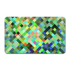 Pixel Pattern A Completely Seamless Background Design Magnet (rectangular) by Nexatart