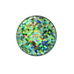 Pixel Pattern A Completely Seamless Background Design Hat Clip Ball Marker