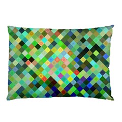 Pixel Pattern A Completely Seamless Background Design Pillow Case by Nexatart