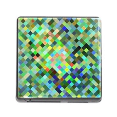 Pixel Pattern A Completely Seamless Background Design Memory Card Reader (Square)