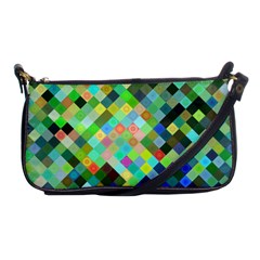 Pixel Pattern A Completely Seamless Background Design Shoulder Clutch Bags by Nexatart