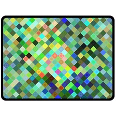 Pixel Pattern A Completely Seamless Background Design Fleece Blanket (large)  by Nexatart