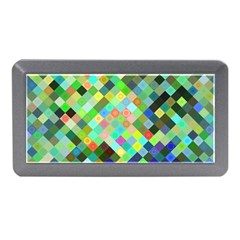 Pixel Pattern A Completely Seamless Background Design Memory Card Reader (mini) by Nexatart