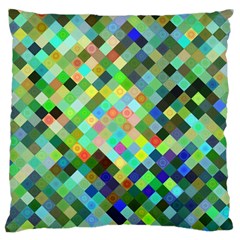 Pixel Pattern A Completely Seamless Background Design Large Cushion Case (one Side) by Nexatart