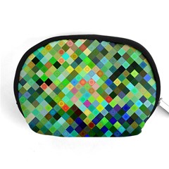 Pixel Pattern A Completely Seamless Background Design Accessory Pouches (Medium) 