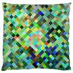 Pixel Pattern A Completely Seamless Background Design Large Flano Cushion Case (Two Sides) Front