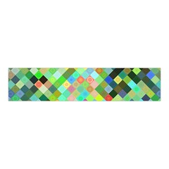 Pixel Pattern A Completely Seamless Background Design Velvet Scrunchie