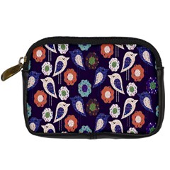 Cute Birds Seamless Pattern Digital Camera Cases by Nexatart