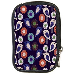 Cute Birds Seamless Pattern Compact Camera Cases by Nexatart