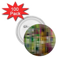 Woven Colorful Abstract Background Of A Tight Weave Pattern 1 75  Buttons (100 Pack)  by Nexatart