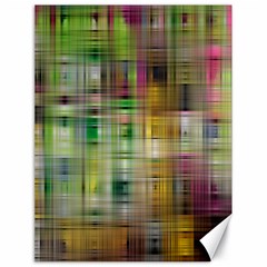 Woven Colorful Abstract Background Of A Tight Weave Pattern Canvas 18  X 24   by Nexatart