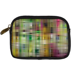 Woven Colorful Abstract Background Of A Tight Weave Pattern Digital Camera Cases by Nexatart