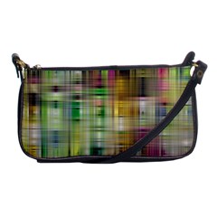 Woven Colorful Abstract Background Of A Tight Weave Pattern Shoulder Clutch Bags by Nexatart