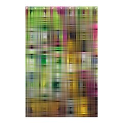 Woven Colorful Abstract Background Of A Tight Weave Pattern Shower Curtain 48  X 72  (small)  by Nexatart