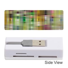 Woven Colorful Abstract Background Of A Tight Weave Pattern Memory Card Reader (stick)  by Nexatart