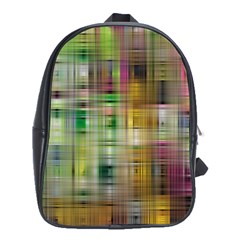 Woven Colorful Abstract Background Of A Tight Weave Pattern School Bags (xl)  by Nexatart