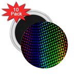 Digitally Created Halftone Dots Abstract 2.25  Magnets (10 pack)  Front