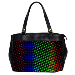 Digitally Created Halftone Dots Abstract Office Handbags