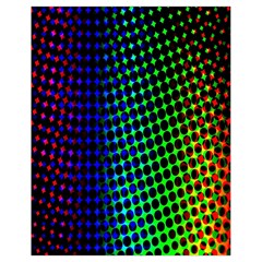 Digitally Created Halftone Dots Abstract Drawstring Bag (Small)