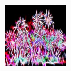 Fractal Fireworks Display Pattern Medium Glasses Cloth by Nexatart