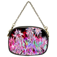 Fractal Fireworks Display Pattern Chain Purses (one Side)  by Nexatart