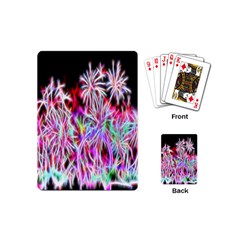 Fractal Fireworks Display Pattern Playing Cards (mini)  by Nexatart