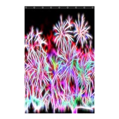 Fractal Fireworks Display Pattern Shower Curtain 48  X 72  (small)  by Nexatart