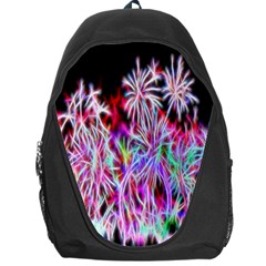 Fractal Fireworks Display Pattern Backpack Bag by Nexatart